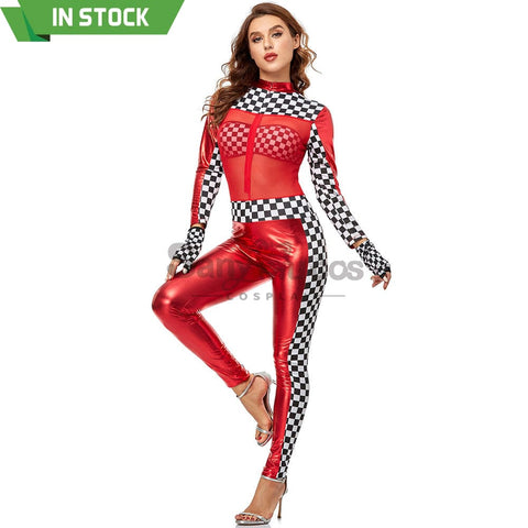 【In Stock】Christmas Cosplay Racing Jumpsuit Costume Costumes