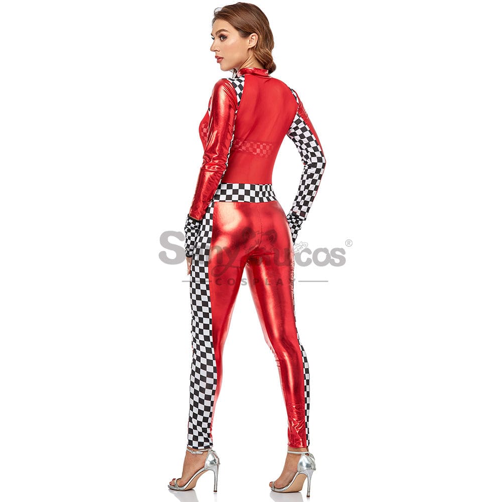 【In Stock】Christmas Cosplay Racing Jumpsuit Costume Costumes