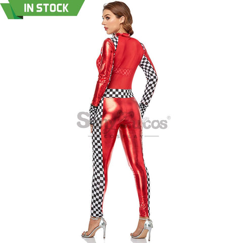 【In Stock】Christmas Cosplay Racing Jumpsuit Costume Costumes