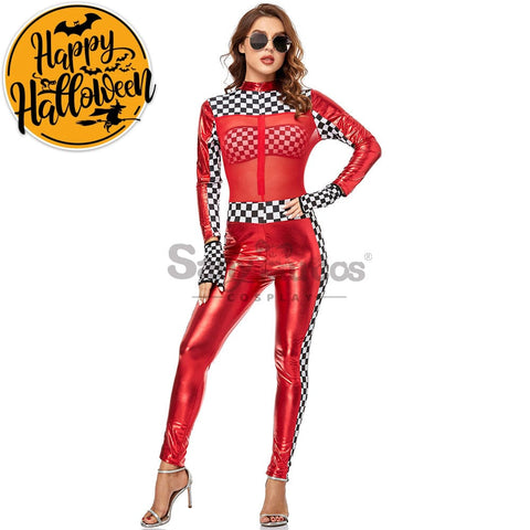 【In Stock】Christmas Cosplay Racing Jumpsuit Costume Costumes