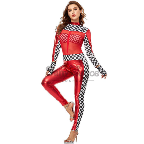 【In Stock】Christmas Cosplay Racing Jumpsuit Costume Costumes