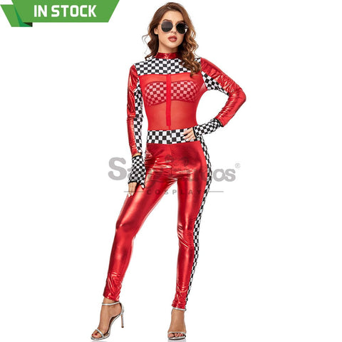 【In Stock】Christmas Cosplay Racing Jumpsuit Costume Costumes
