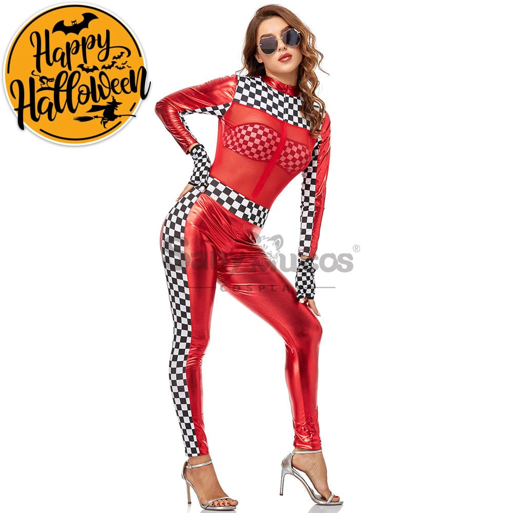 【In Stock】Christmas Cosplay Racing Jumpsuit Costume Costumes