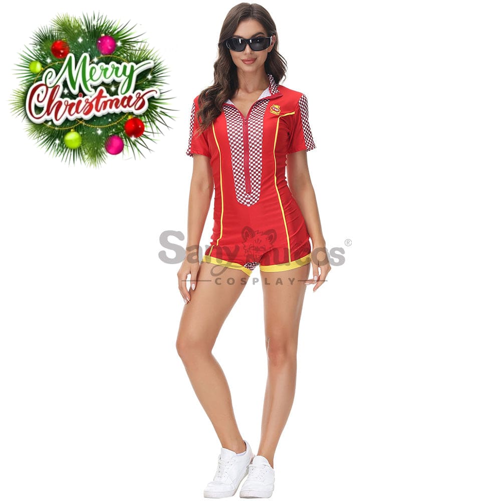 【In Stock】Christmas Cosplay Racing Suit Costume Costumes