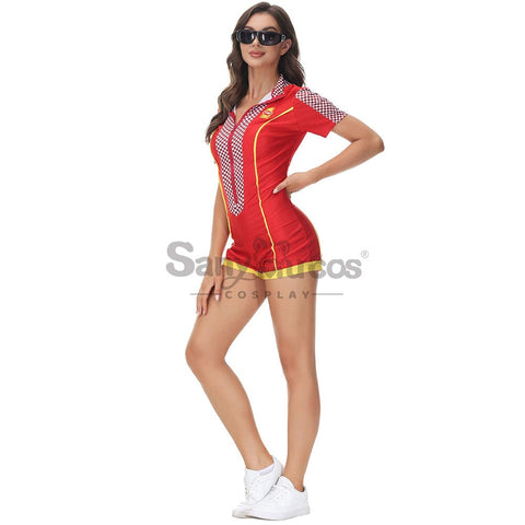 【In Stock】Christmas Cosplay Racing Suit Costume Costumes