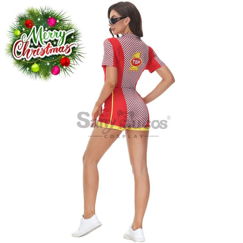 【In Stock】Christmas Cosplay Racing Suit Costume Costumes