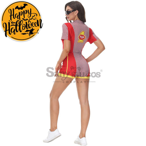 【In Stock】Christmas Cosplay Racing Suit Costume Costumes