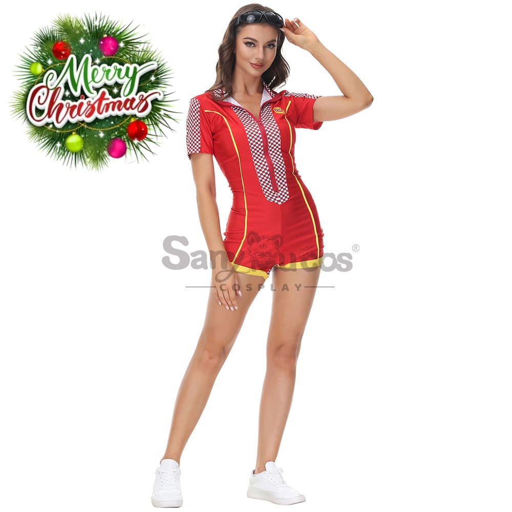 【In Stock】Christmas Cosplay Racing Suit Costume Costumes