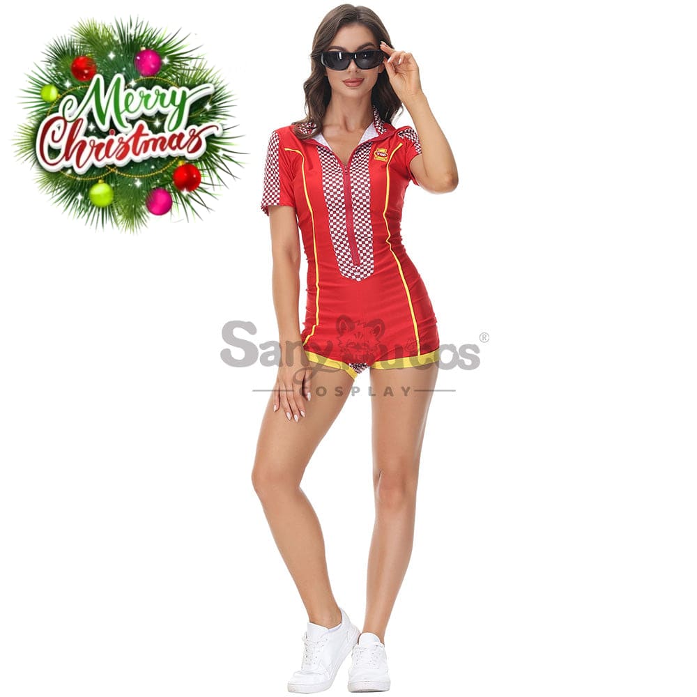 【In Stock】Christmas Cosplay Racing Suit Costume Costumes