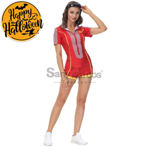 【In Stock】Christmas Cosplay Racing Suit Costume Costumes