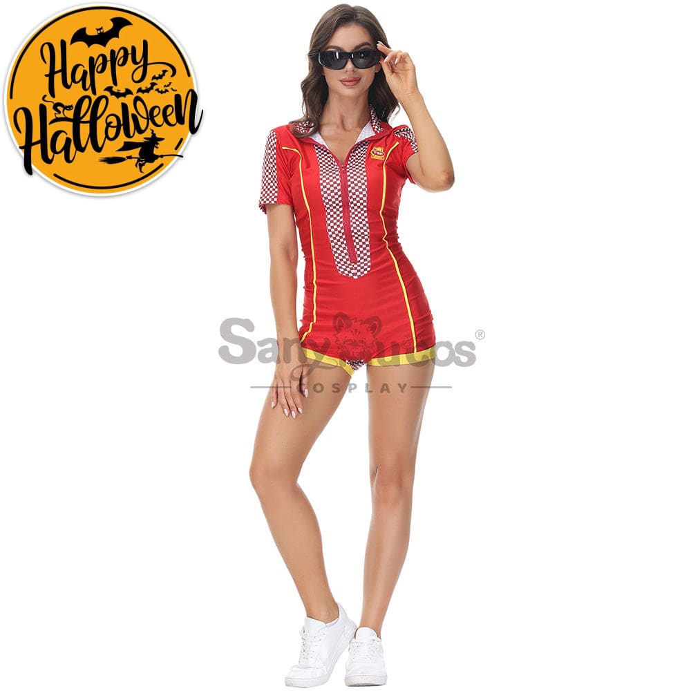 【In Stock】Christmas Cosplay Racing Suit Costume Costumes