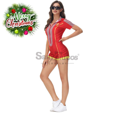 【In Stock】Christmas Cosplay Racing Suit Costume Costumes