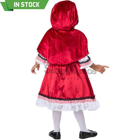 【In Stock】Christmas Cosplay Red Riding Hood Costume Kid Size Costumes