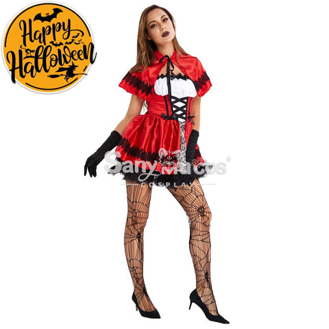 【In Stock】Christmas Cosplay Red Riding Hood Gothic Fashion Costume Costumes