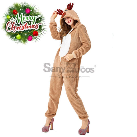 【In Stock】Christmas Cosplay Christmas Reindeer Costume Costumes