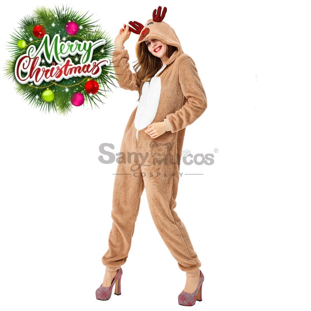 【In Stock】Christmas Cosplay Christmas Reindeer Costume Costumes