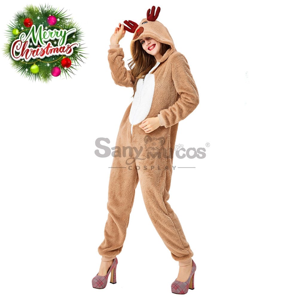 【In Stock】Christmas Cosplay Christmas Reindeer Costume Costumes
