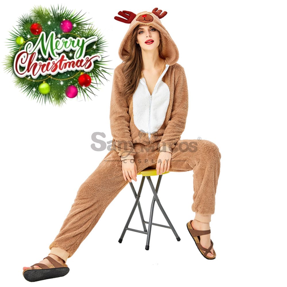 【In Stock】Christmas Cosplay Christmas Reindeer Costume Costumes