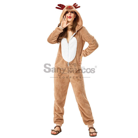 【In Stock】Christmas Cosplay Christmas Reindeer Costume Costumes
