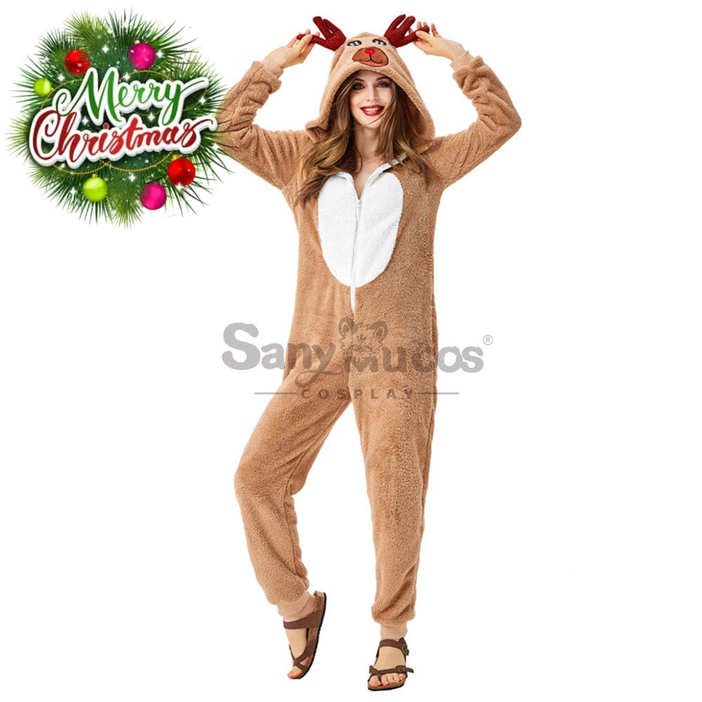 【In Stock】Christmas Cosplay Christmas Reindeer Costume Costumes