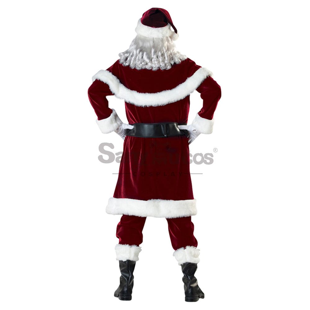 【In Stock】Christmas Cosplay Santa Claus Costume Long Coat Edition Costumes