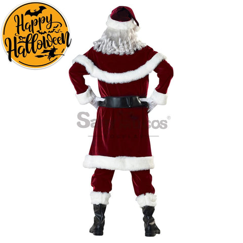【In Stock】Christmas Cosplay Santa Claus Costume Long Coat Edition Costumes