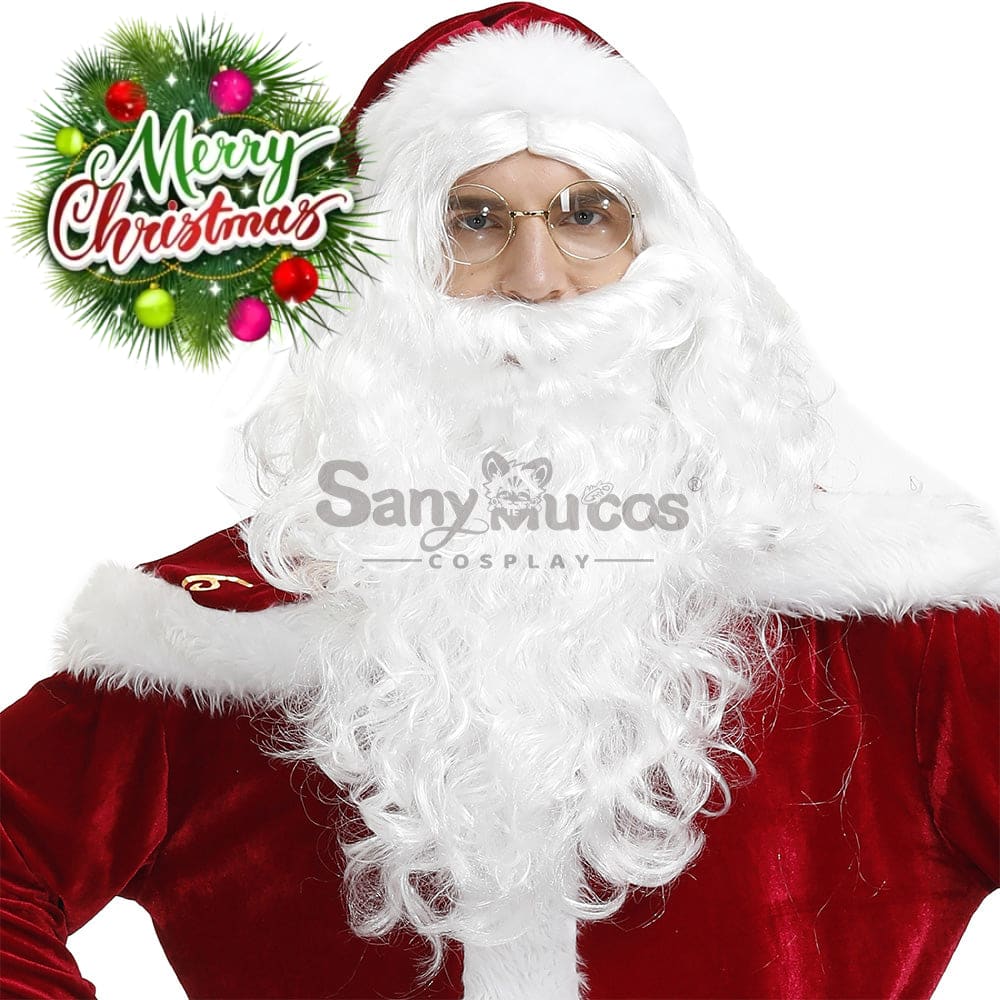 【In Stock】Christmas Cosplay Santa Claus Wig Wigs