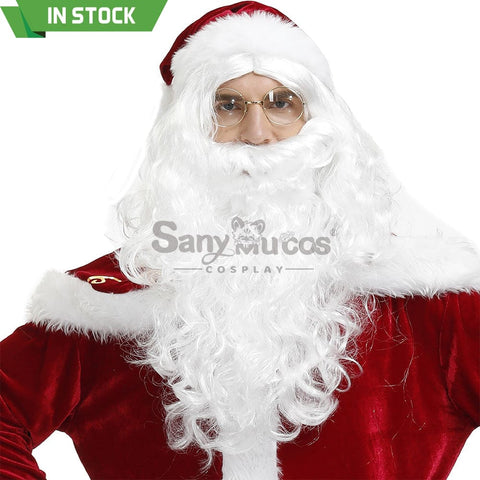 【In Stock】Christmas Cosplay Santa Claus Wig Wigs