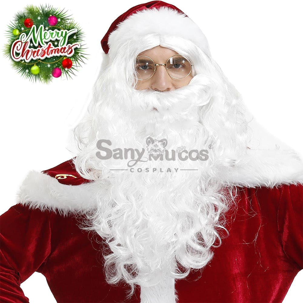 【In Stock】Christmas Cosplay Santa Claus Wig Wigs