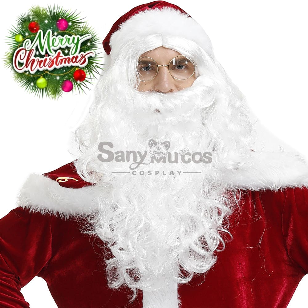 【In Stock】Christmas Cosplay Santa Claus Wig Wigs