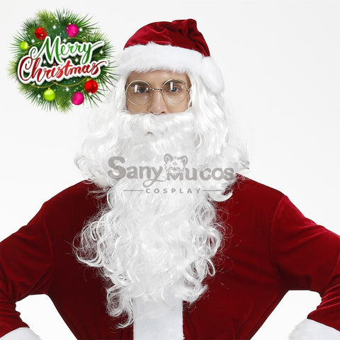 【In Stock】Christmas Cosplay Santa Claus Wig Wigs