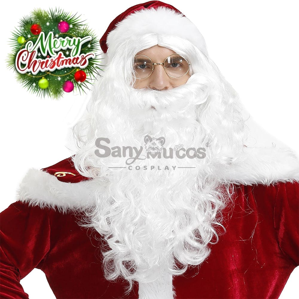 【In Stock】Christmas Cosplay Santa Claus Wig Wigs