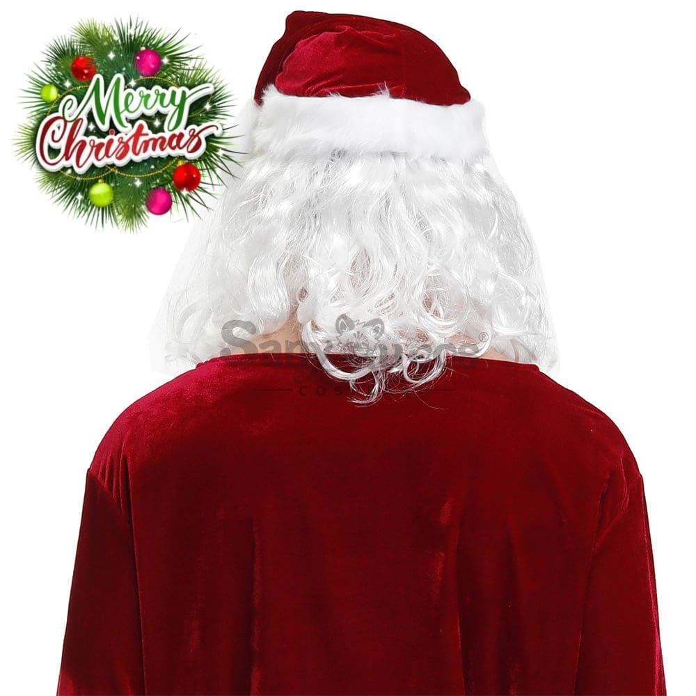 【In Stock】Christmas Cosplay Santa Claus Wig Wigs