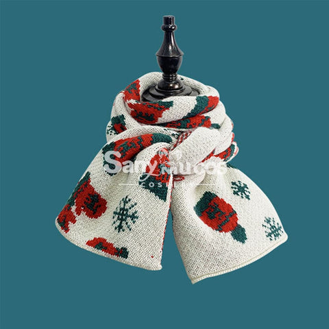 【In Stock】Christmas Cosplay Christmas Scarf Props 4# Prop