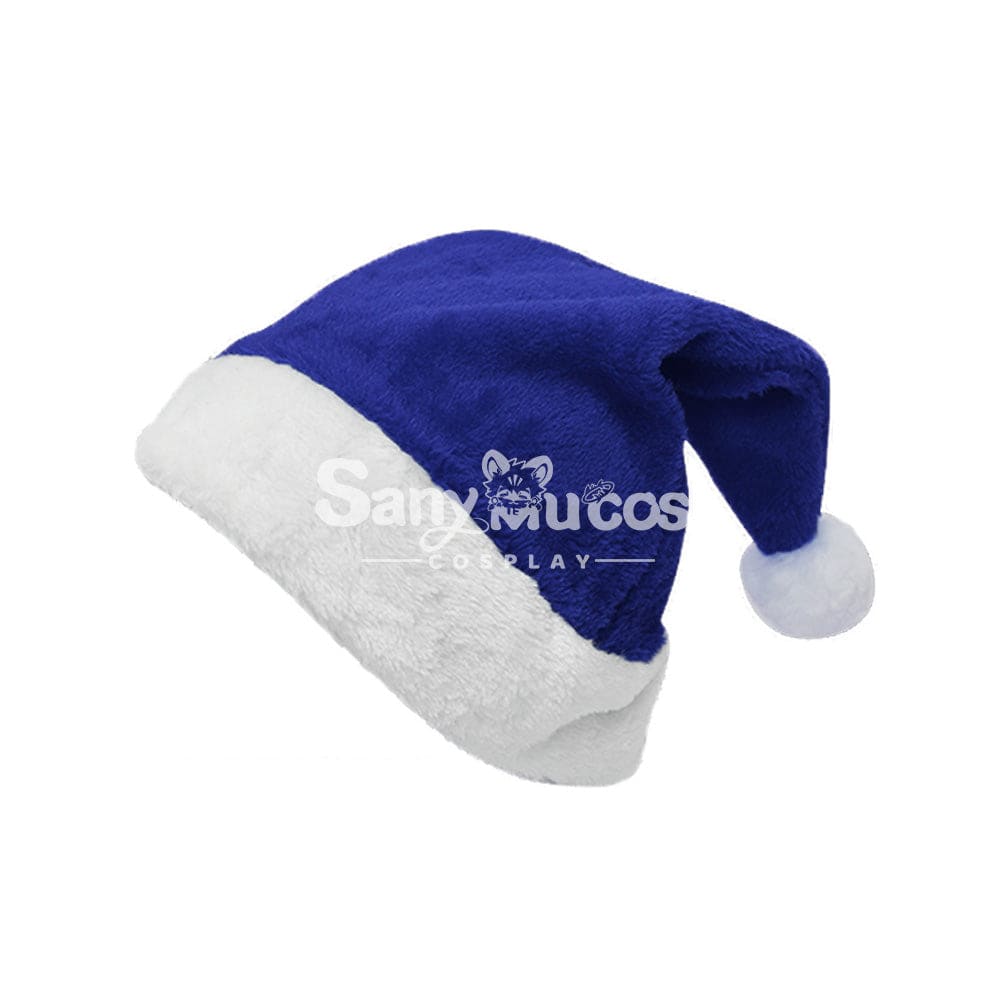 【In Stock】Christmas Cosplay Short Velvet Santa Hat Props Shoes Boots