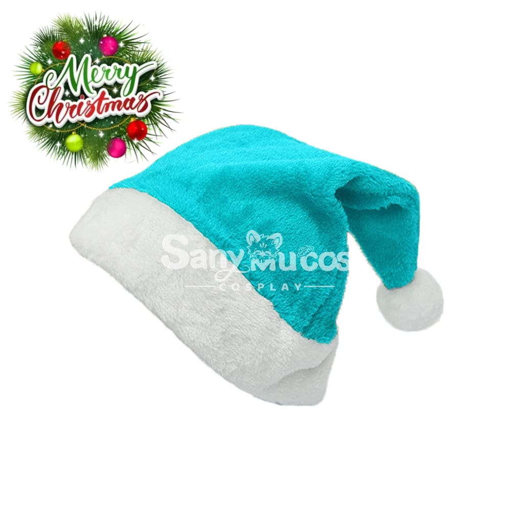 【In Stock】Christmas Cosplay Short Velvet Santa Hat Props Shoes Boots