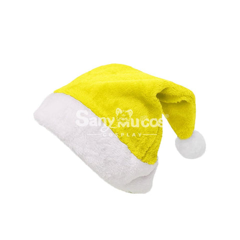 【In Stock】Christmas Cosplay Short Velvet Santa Hat Props Shoes Boots