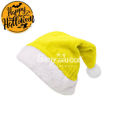 【In Stock】Christmas Cosplay Short Velvet Santa Hat Props Shoes Boots