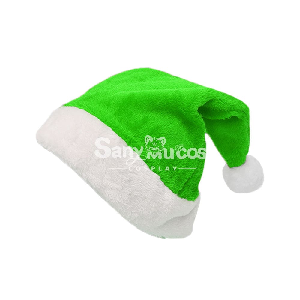 【In Stock】Christmas Cosplay Short Velvet Santa Hat Props Shoes Boots