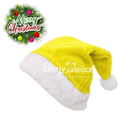 【In Stock】Christmas Cosplay Short Velvet Santa Hat Props Shoes Boots