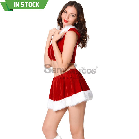 【In Stock】Christmas Cosplay Christmas Skirt Set Costume Costumes