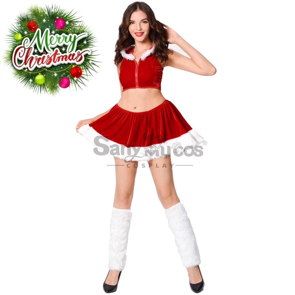 【In Stock】Christmas Cosplay Christmas Skirt Set Costume Costumes