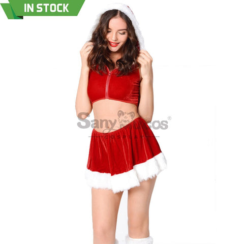 【In Stock】Christmas Cosplay Christmas Skirt Set Costume Costumes