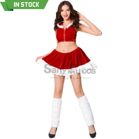 【In Stock】Christmas Cosplay Christmas Skirt Set Costume Costumes
