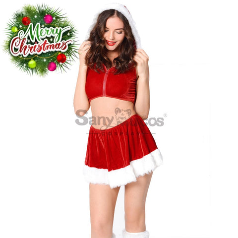 【In Stock】Christmas Cosplay Christmas Skirt Set Costume Costumes