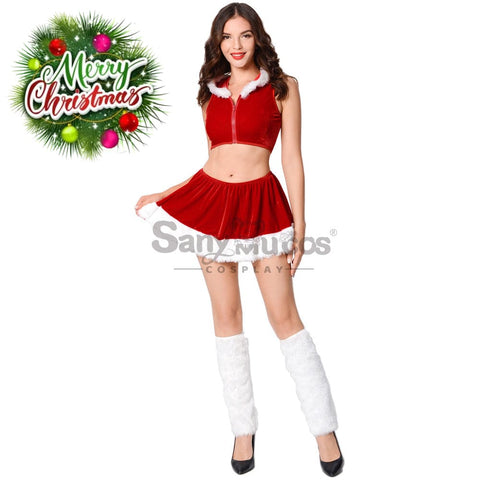 【In Stock】Christmas Cosplay Christmas Skirt Set Costume Costumes