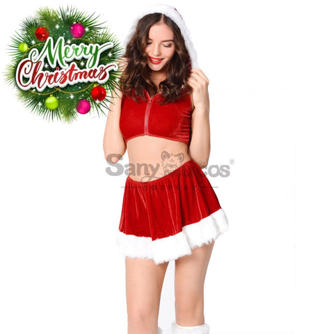 【In Stock】Christmas Cosplay Christmas Skirt Set Costume Costumes