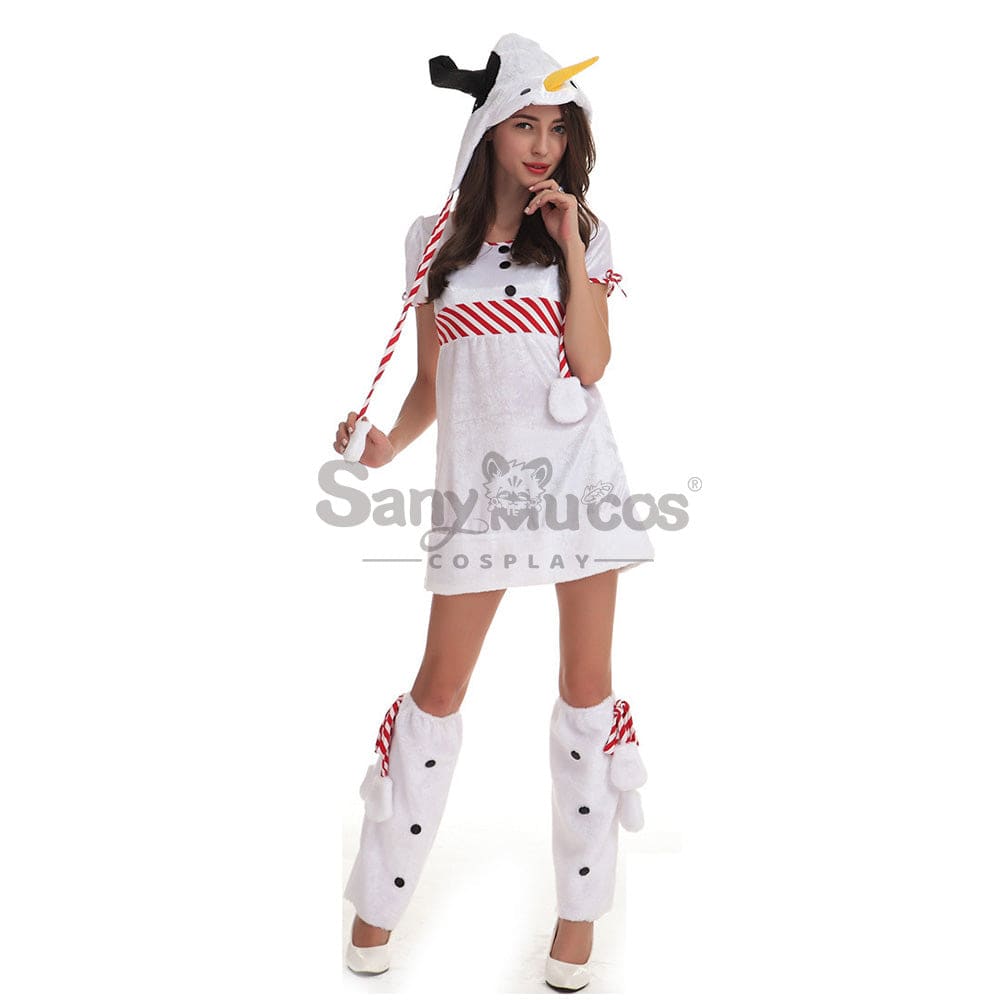 【In Stock】Christmas Cosplay Snowman Costume Costumes