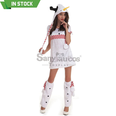 【In Stock】Christmas Cosplay Snowman Costume Costumes