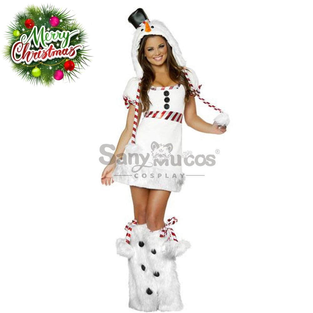 【In Stock】Christmas Cosplay Snowman Costume Costumes